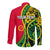 (Custom Personalised) Vanuatu Long Sleeve Button Shirt Polynesian Patterns LT6 - Wonder Print Shop