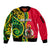 (Custom Personalised) Vanuatu Sleeve Zip Bomber Jacket Polynesian Patterns LT6 - Wonder Print Shop