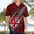 Polynesian Fiji Hawaiian Shirt with Coat Of Arms Claws Style - Red LT6 - Wonder Print Shop