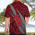 Polynesian Fiji Hawaiian Shirt with Coat Of Arms Claws Style - Red LT6 - Wonder Print Shop