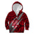 Polynesian Fiji Kid Hoodie with Coat Of Arms Claws Style - Red LT6 - Wonder Print Shop