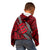 Polynesian Fiji Kid Hoodie with Coat Of Arms Claws Style - Red LT6 - Wonder Print Shop