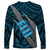 Polynesian Fiji Long Sleeve Shirt with Coat Of Arms Claws Style - Blue LT6 - Wonder Print Shop