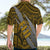 Polynesian Fiji Hawaiian Shirt with Coat Of Arms Claws Style - Gold LT6 - Wonder Print Shop