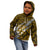 Polynesian Fiji Kid Hoodie with Coat Of Arms Claws Style - Gold LT6 - Wonder Print Shop