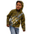 Polynesian Fiji Kid Hoodie with Coat Of Arms Claws Style - Gold LT6 - Wonder Print Shop