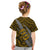 Polynesian Fiji Kid T Shirt with Coat Of Arms Claws Style - Gold LT6 - Wonder Print Shop