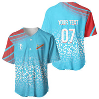 DR Congo WC2026 Custom Guernsey Leopard Inspired Baseball Jersey