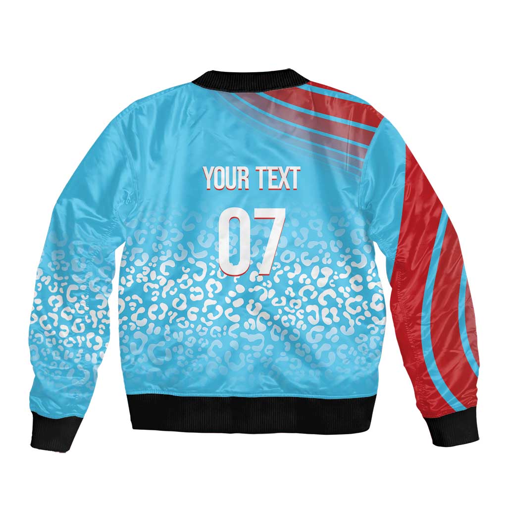 DR Congo WC2026 Custom Guernsey Leopard Inspired Bomber Jacket