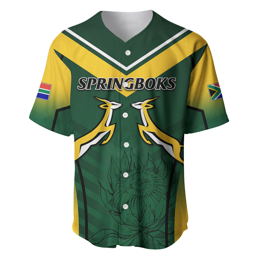 South Africa Rugby 2023 Baseball Jersey Bokke Champions LT7 - Wonder Print Shop