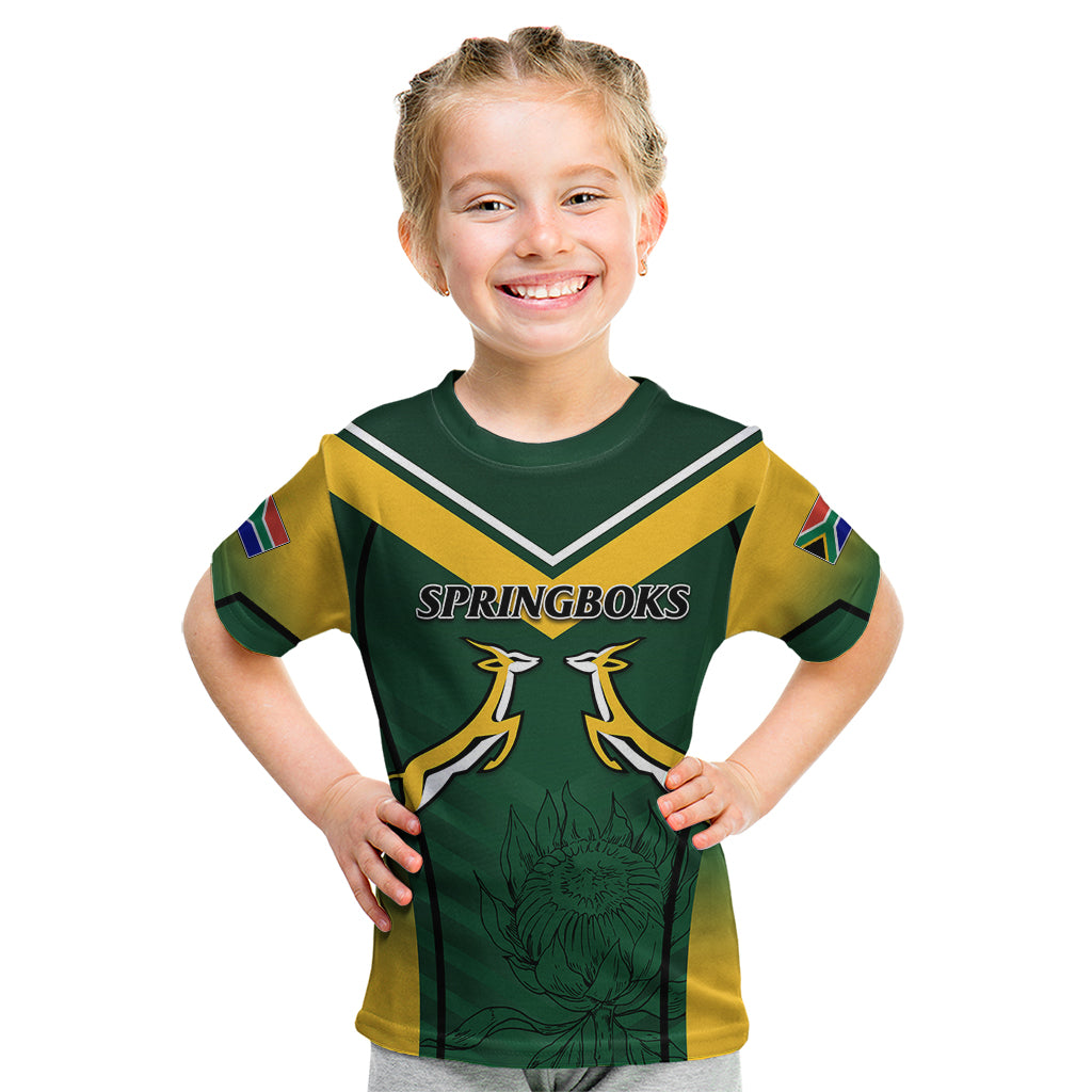 South Africa Rugby 2023 Kid T Shirt Bokke Champions - Wonder Print Shop