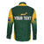 South Africa Rugby 2023 Long Sleeve Button Shirt Bokke Champions - Wonder Print Shop