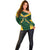 South Africa Rugby 2023 Off Shoulder Sweater Bokke Champions - Wonder Print Shop