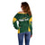 South Africa Rugby 2023 Off Shoulder Sweater Bokke Champions - Wonder Print Shop