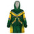 South Africa Rugby 2023 Wearable Blanket Hoodie Bokke Champions - Wonder Print Shop