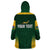 South Africa Rugby 2023 Wearable Blanket Hoodie Bokke Champions - Wonder Print Shop