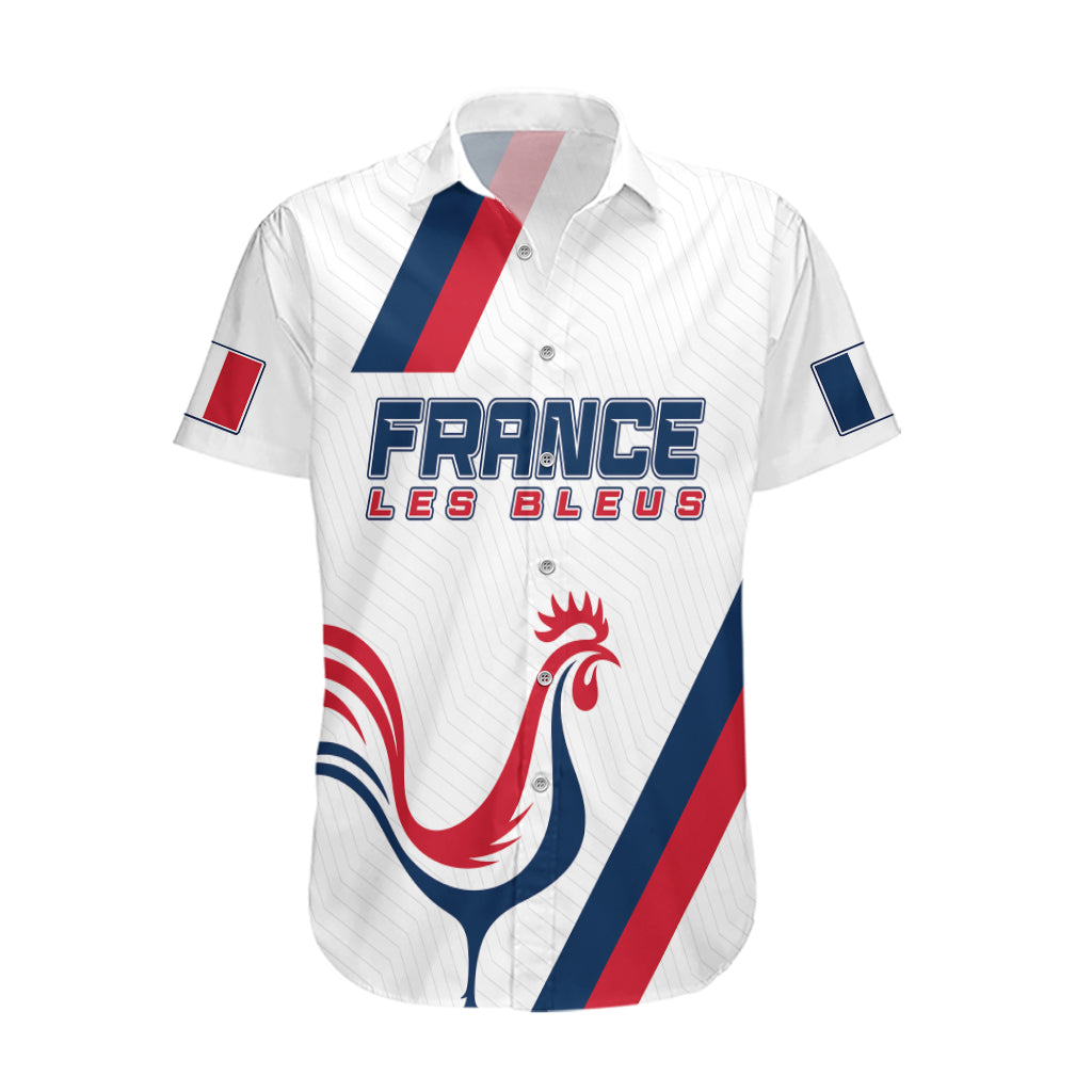 France Rugby 2023 Hawaiian Shirt Les Blues Roosters - Wonder Print Shop