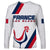 France Rugby 2023 Long Sleeve Shirt Les Blues Roosters - Wonder Print Shop