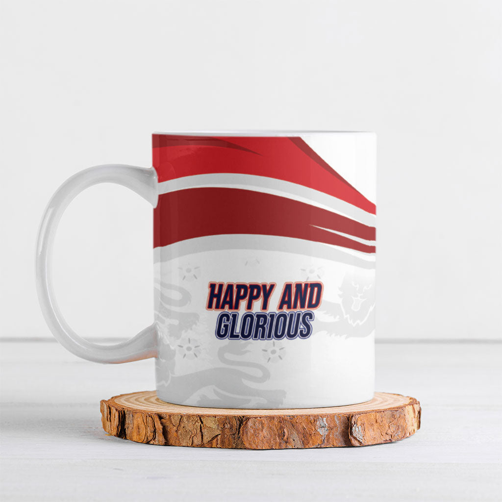 England Football WC2026 Ceramic Mug Three Lions - Happy And Glorious