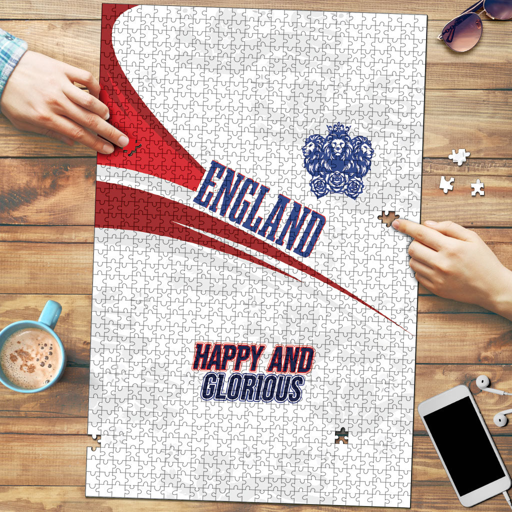 England Football WC2026 Puzzle Three Lions - Happy And Glorious
