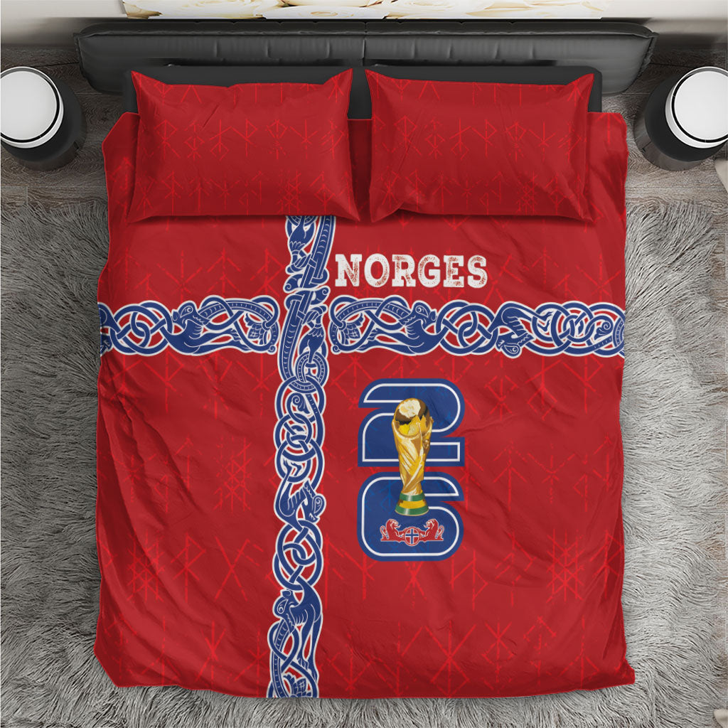 Norway Football WC2026 Bedding Set Norges Landslaget Vikings