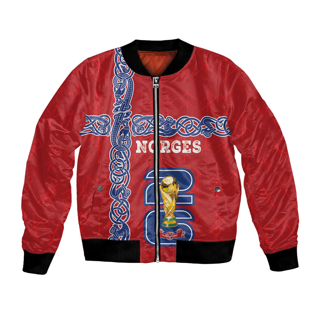 Norway Football WC2026 Custom Bomber Jacket Norges Landslaget Vikings