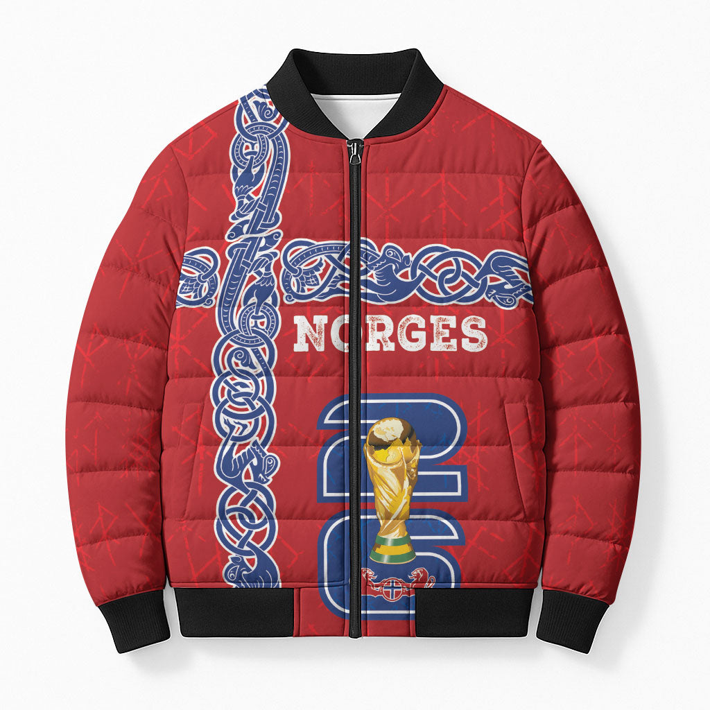 Norway Football WC2026 Custom Bomber Puffer Jacket Norges Landslaget Vikings