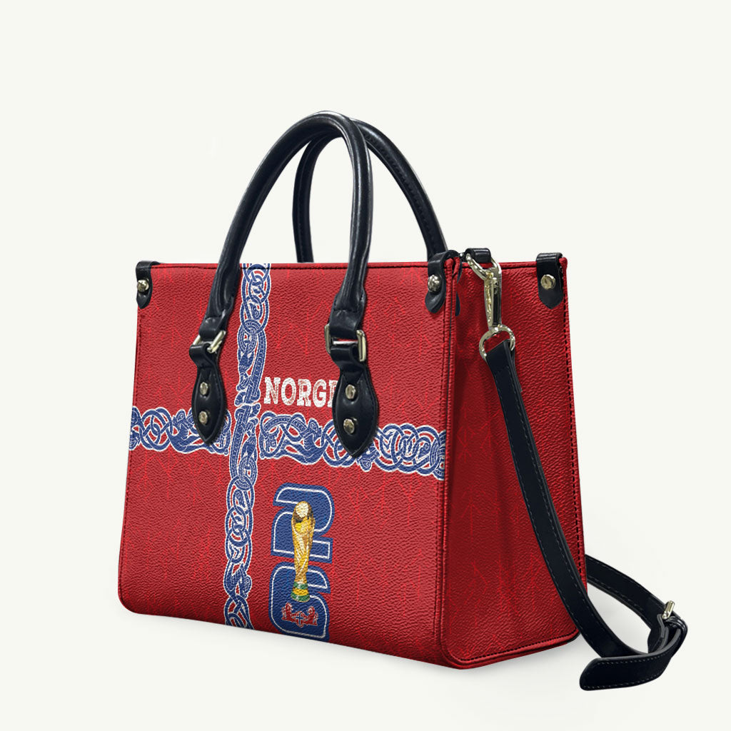 Norway Football WC2026 Leather Bag Norges Landslaget Vikings