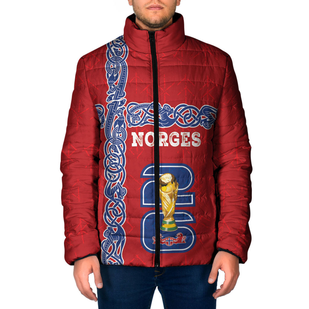 Norway Football WC2026 Custom Padded Jacket Norges Landslaget Vikings