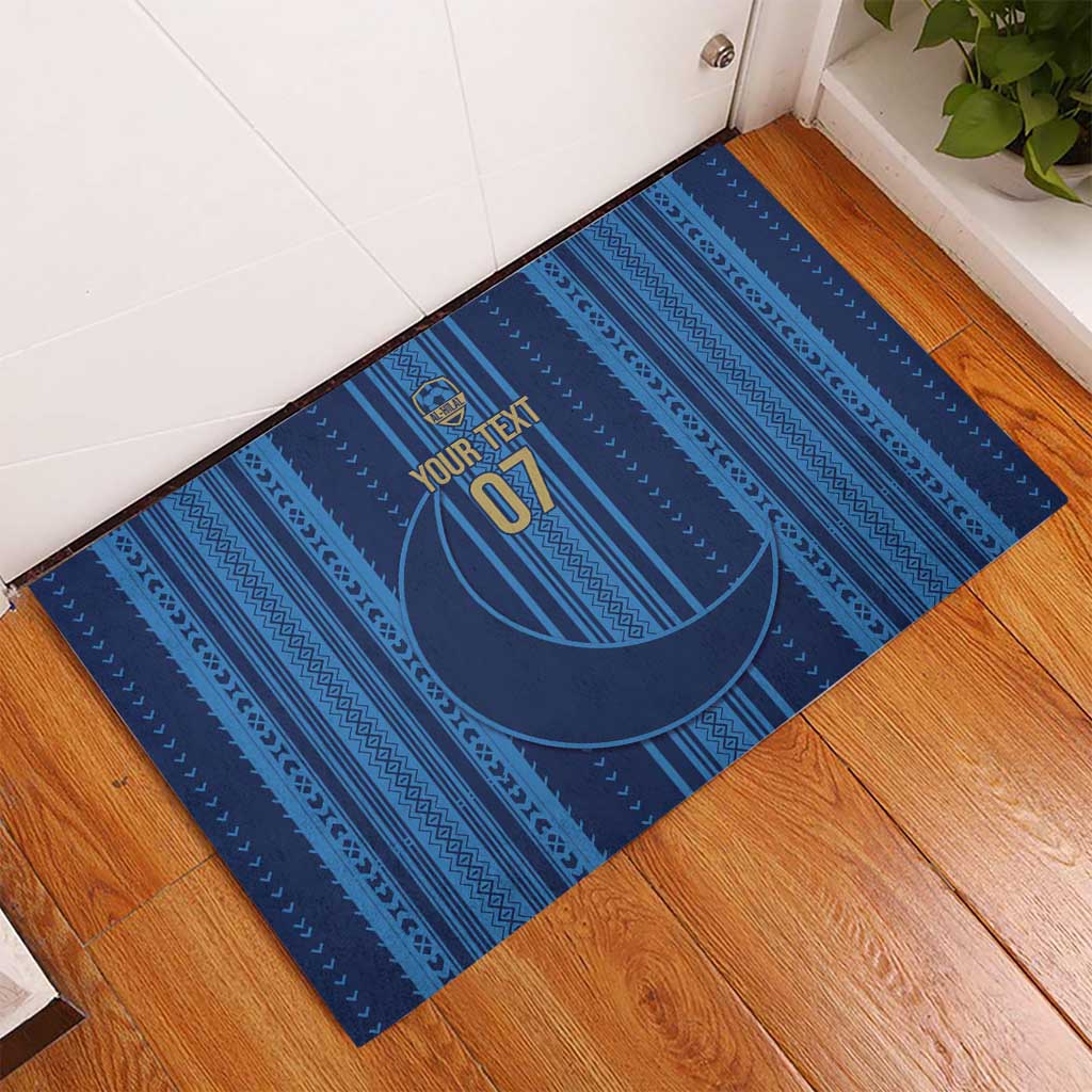 Saudi Football Al Zaeem Custom Rubber Doormat Crescent Moon - Wonder Print Shop