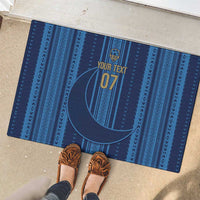 Saudi Football Al Zaeem Custom Rubber Doormat Crescent Moon - Wonder Print Shop