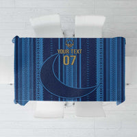 Saudi Football Al Zaeem Custom Tablecloth Crescent Moon - Wonder Print Shop