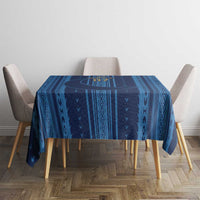 Saudi Football Al Zaeem Custom Tablecloth Crescent Moon - Wonder Print Shop