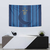 Saudi Football Al Zaeem Custom Tapestry Crescent Moon - Wonder Print Shop