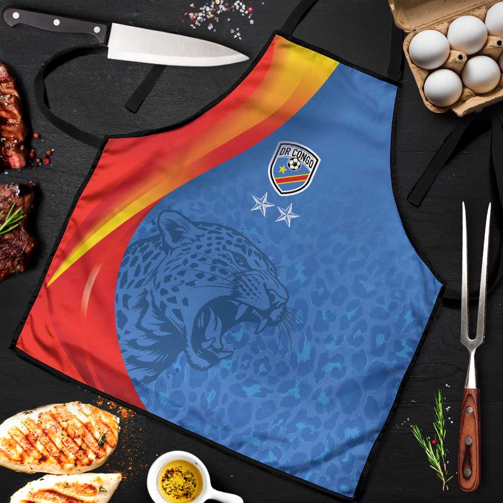 DR Congo Football 2026 Les Leopards Apron Glory Upon Glory - Wonder Print Shop