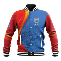 DR Congo Football 2026 Les Leopards Custom Baseball Jacket Glory Upon Glory - Wonder Print Shop