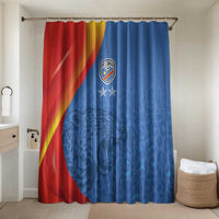 DR Congo Football 2026 Les Leopards Bathroom Set Glory Upon Glory - Wonder Print Shop