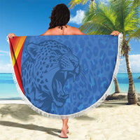 DR Congo Football 2026 Les Leopards Beach Blanket Glory Upon Glory - Wonder Print Shop