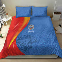 DR Congo Football 2026 Les Leopards Bedding Set Glory Upon Glory - Wonder Print Shop