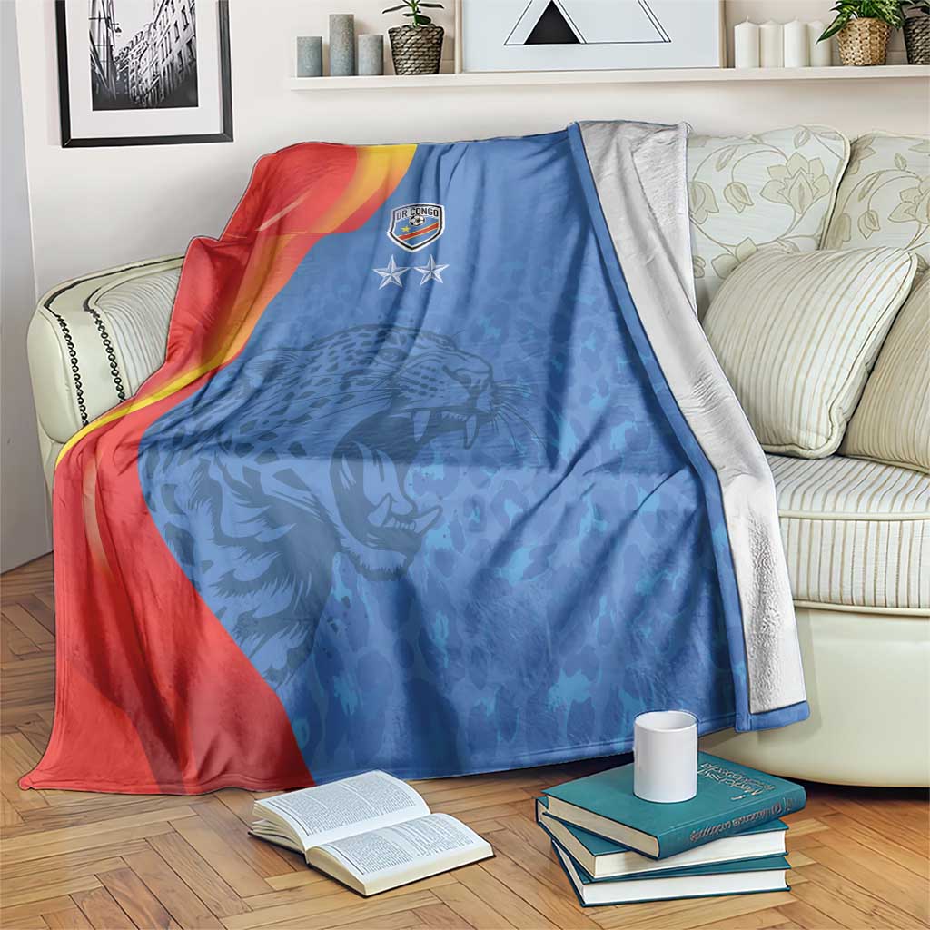 DR Congo Football 2026 Les Leopards Blanket Glory Upon Glory - Wonder Print Shop