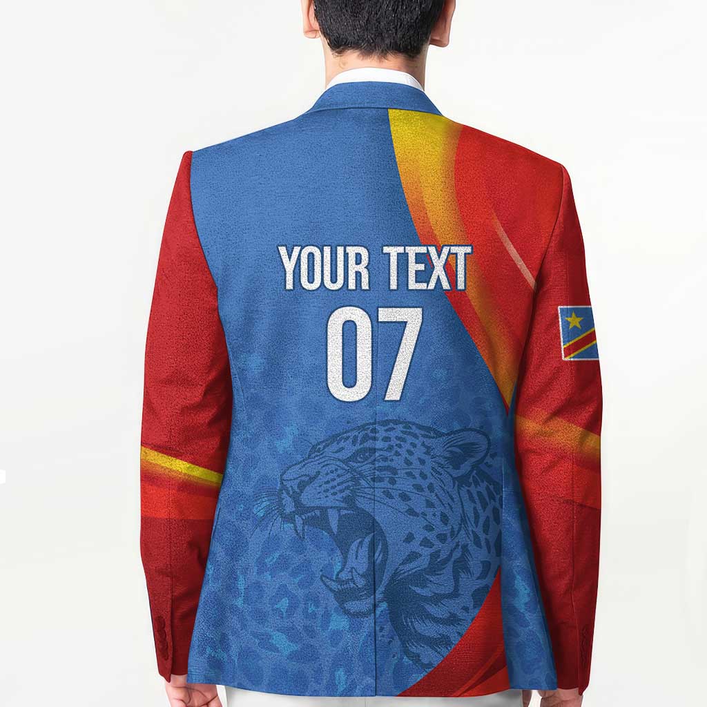 DR Congo Football 2026 Les Leopards Custom Blazer Glory Upon Glory - Wonder Print Shop
