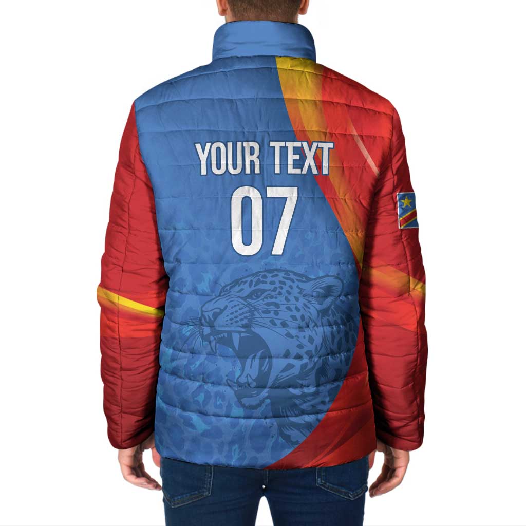 DR Congo Football 2026 Les Leopards Custom Padded Jacket Glory Upon Glory - Wonder Print Shop