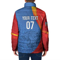 DR Congo Football 2026 Les Leopards Custom Padded Jacket Glory Upon Glory - Wonder Print Shop