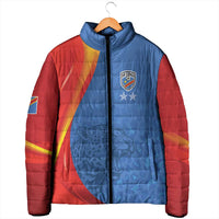DR Congo Football 2026 Les Leopards Custom Padded Jacket Glory Upon Glory - Wonder Print Shop