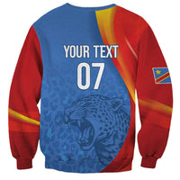 DR Congo Football 2026 Les Leopards Custom Sweatshirt Glory Upon Glory - Wonder Print Shop
