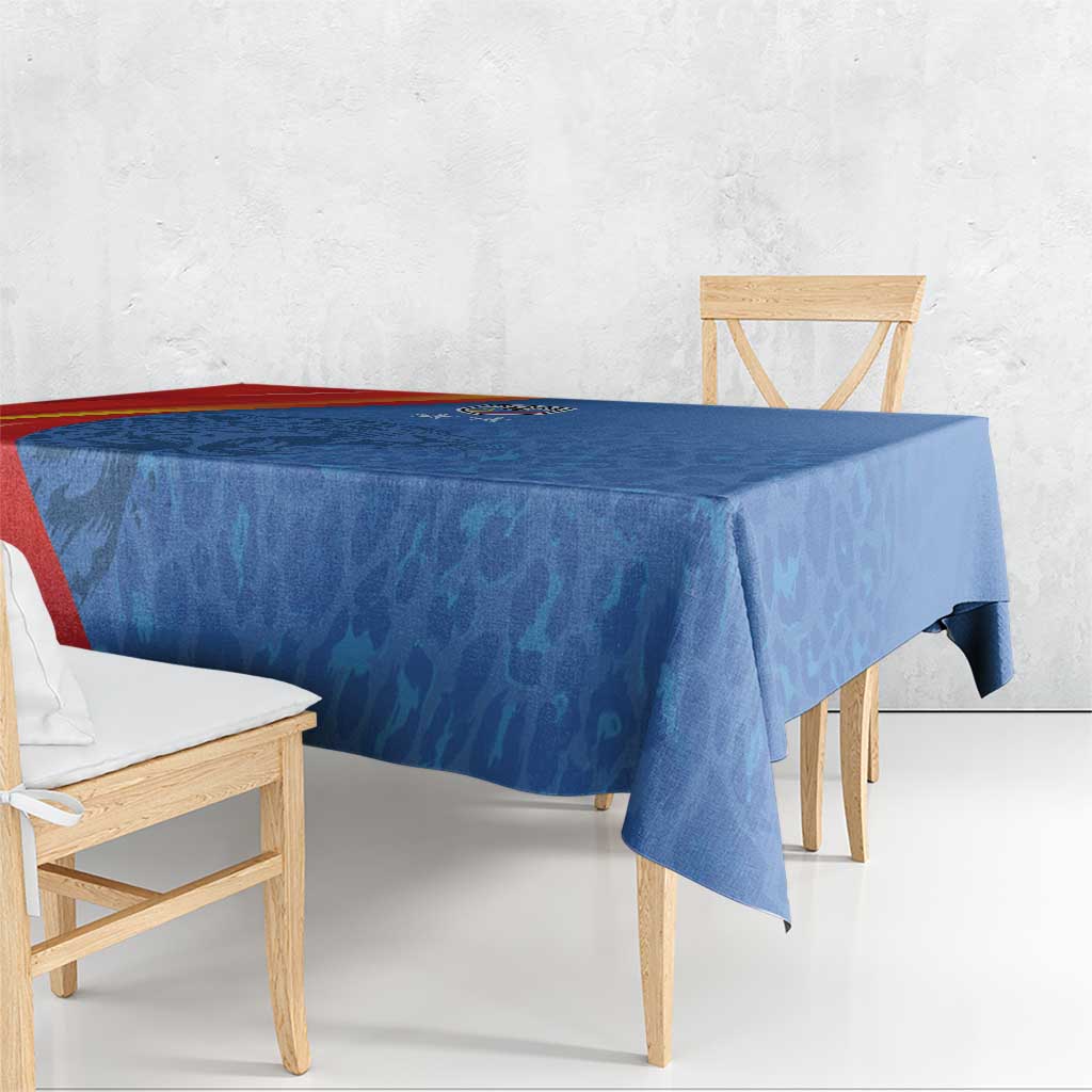 DR Congo Football 2026 Les Leopards Tablecloth Glory Upon Glory - Wonder Print Shop