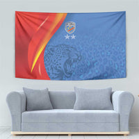 DR Congo Football 2026 Les Leopards Tapestry Glory Upon Glory - Wonder Print Shop