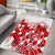 England Rugby Custom Area Rug Crystalised Red Rose