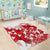 England Rugby Custom Area Rug Crystalised Red Rose