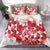 England Rugby Custom Bedding Set Crystalised Red Rose